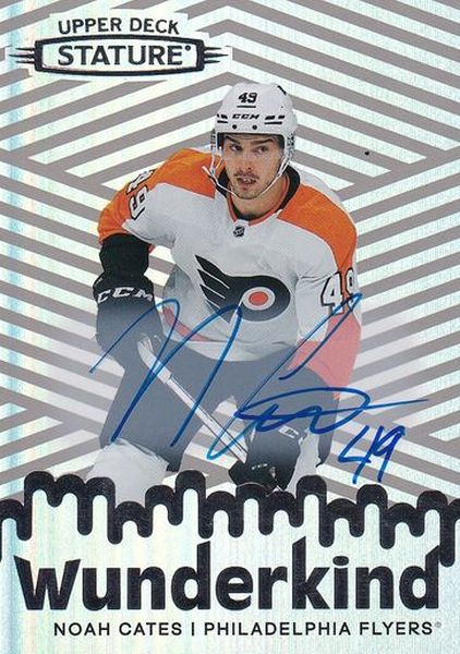 AUTO RC karta NOAH CATES 22-23 Stature Wunderkind Autograph číslo W-36